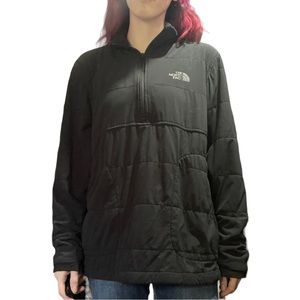 The North Face Black Quilted Down 1/4 Zip Collared Sweater , Men’s Medium